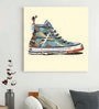 Multicolour Engineered Wood Art Print