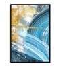 Multicolour Engineered Wood Art Print
