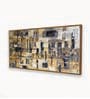 Multicolour Engineered Wood Art Print