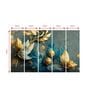 Multicolour Engineered Wood (Set of 5) Framed Art Panels