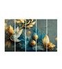Multicolour Engineered Wood (Set of 5) Framed Art Panels