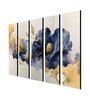 Multicolour Engineered Wood (Set of 5) Framed Art Panels