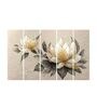 Multicolour Engineered Wood (Set of 5) Framed Art Panels