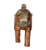 Elephant Copper Engineered Wood Animal Figurine