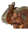Elephant Copper Engineered Wood Animal Figurine