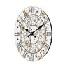 Matrix White Engineered Wood Wall Clock