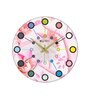 Berezne Multicolour Engineered Wood Wall Clock