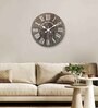 Patio Grey Engineered Wood Wall Clock
