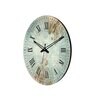 Shubra Multicolour Engineered Wood Wall Clock