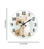 Barrio Multicolour Engineered Wood Wall Clock