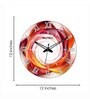 Crawler Multicolour Engineered Wood Wall Clock
