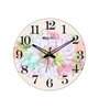 Elowen Multicolour Engineered Wood Wall Clock
