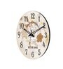 Braco Multicolour Engineered Wood Wall Clock