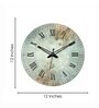 Shubra Multicolour Engineered Wood Wall Clock