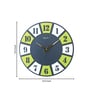 Almo Multicolour Engineered Wood Wall Clock