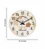 Braco Multicolour Engineered Wood Wall Clock