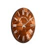 Nordic Brown Engineered Wood Wall Clock