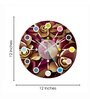 Calathus Multicolour Engineered Wood Wall Clock