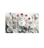 Turin Multicolour Engineered Wood Wall Clock