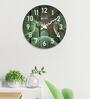 Patrice Multicolour Engineered Wood Wall Clock