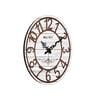 Ryan Multicolour Engineered Wood Wall Clock
