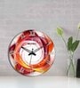 Crawler Multicolour Engineered Wood Wall Clock