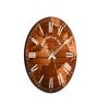 Eros Brown Engineered Wood Wall Clock