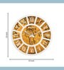 Berlin Mustard Engineered Wood Wall Clock