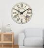 Francis Multicolour Engineered Wood Wall Clock