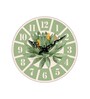 Vigo Multicolour Engineered Wood Wall Clock