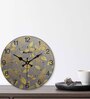Mackay Multicolour Engineered Wood Wall Clock