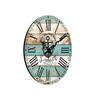 Ladder Multicolour Engineered Wood Wall Clock