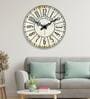 Lyon Multicolour Engineered Wood Wall Clock