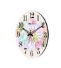 Elowen Multicolour Engineered Wood Wall Clock