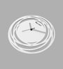Jumilla White Engineered Wood Wall Clock