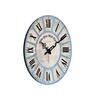 Tarter Multicolour Engineered Wood Wall Clock