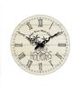 Alpa Brown Engineered Wood Wall Clock