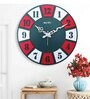 Reims Multicolour Engineered Wood Wall Clock