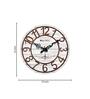 Ryan Multicolour Engineered Wood Wall Clock