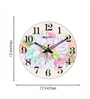 Elowen Multicolour Engineered Wood Wall Clock