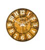 Persian Mustard Engineered Wood Wall Clock