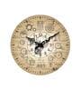 Orem Multicolour Engineered Wood Wall Clock