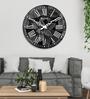 Magnum Multicolour Engineered Wood Wall Clock