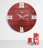 Alias Brown Engineered Wood Wall Clock