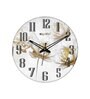 Fenerty White Engineered Wood Wall Clock