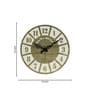 Bunsen Multicolour Engineered Wood Wall Clock