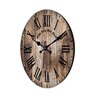 Opaline Brown Engineered Wood Wall Clock