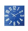 Babel Blue Engineered Wood Wall Clock