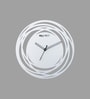Jumilla White Engineered Wood Wall Clock