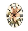 Gina Multicolour Engineered Wood Wall Clock